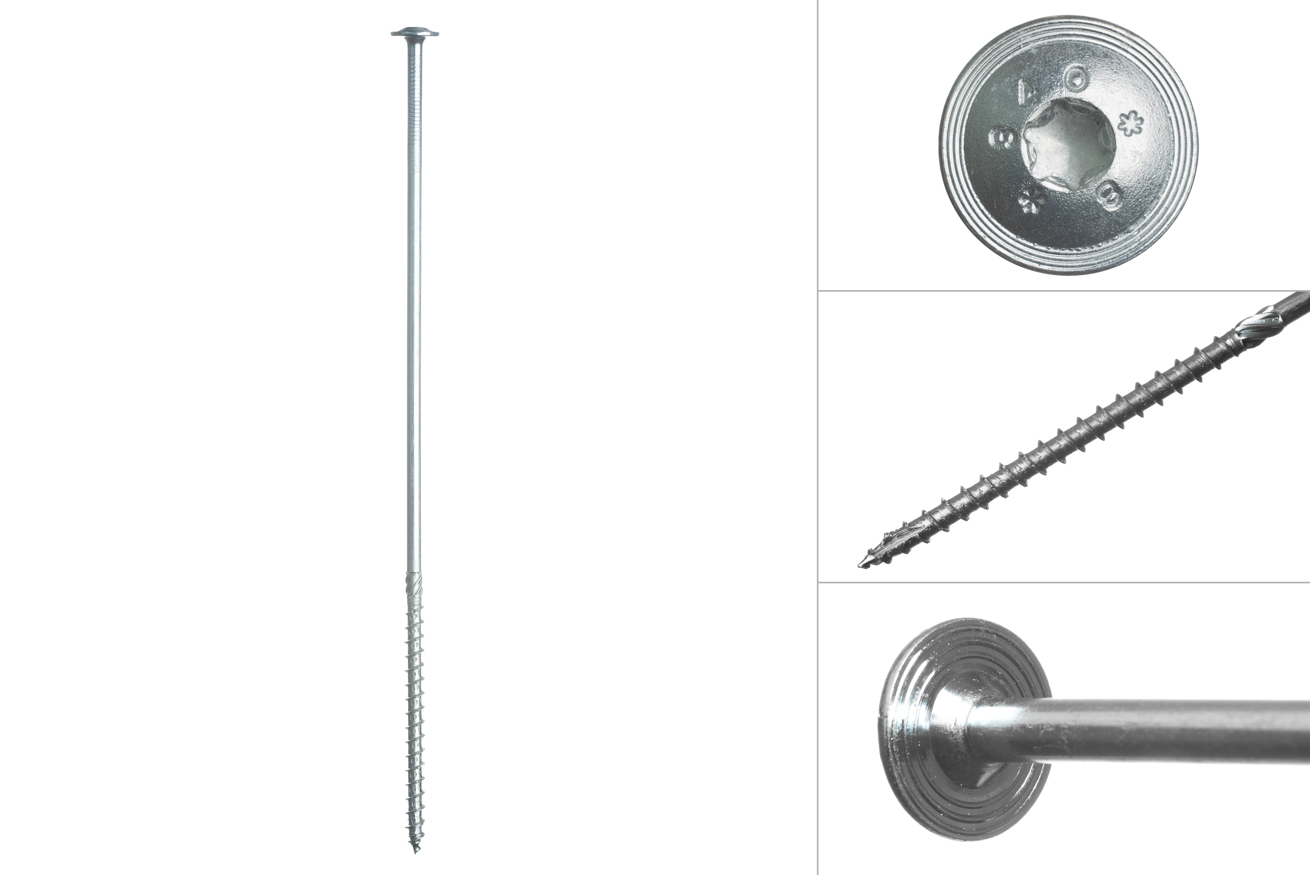 Tellerkopschroeven Verzinkt 8.0 x 320 mm Torx 40 - Doos 50 Stuks
