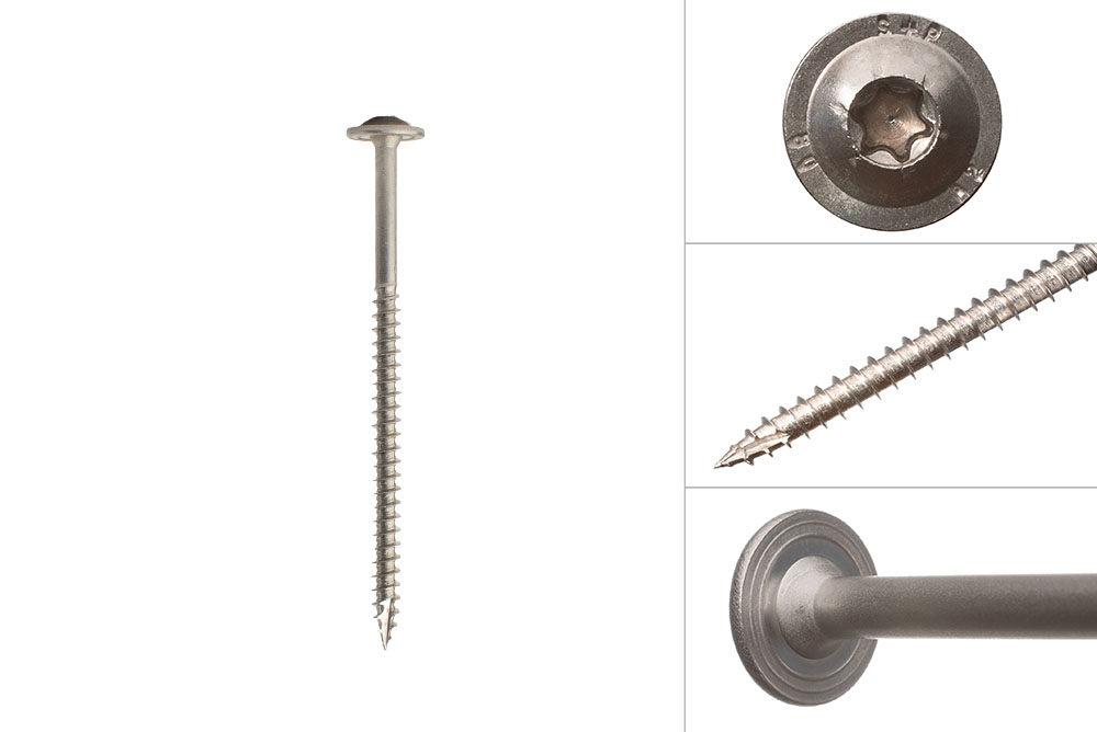 Tellerkopschroeven RVS A2 6.0 x 100 mm Torx - Doos 100 Stuks