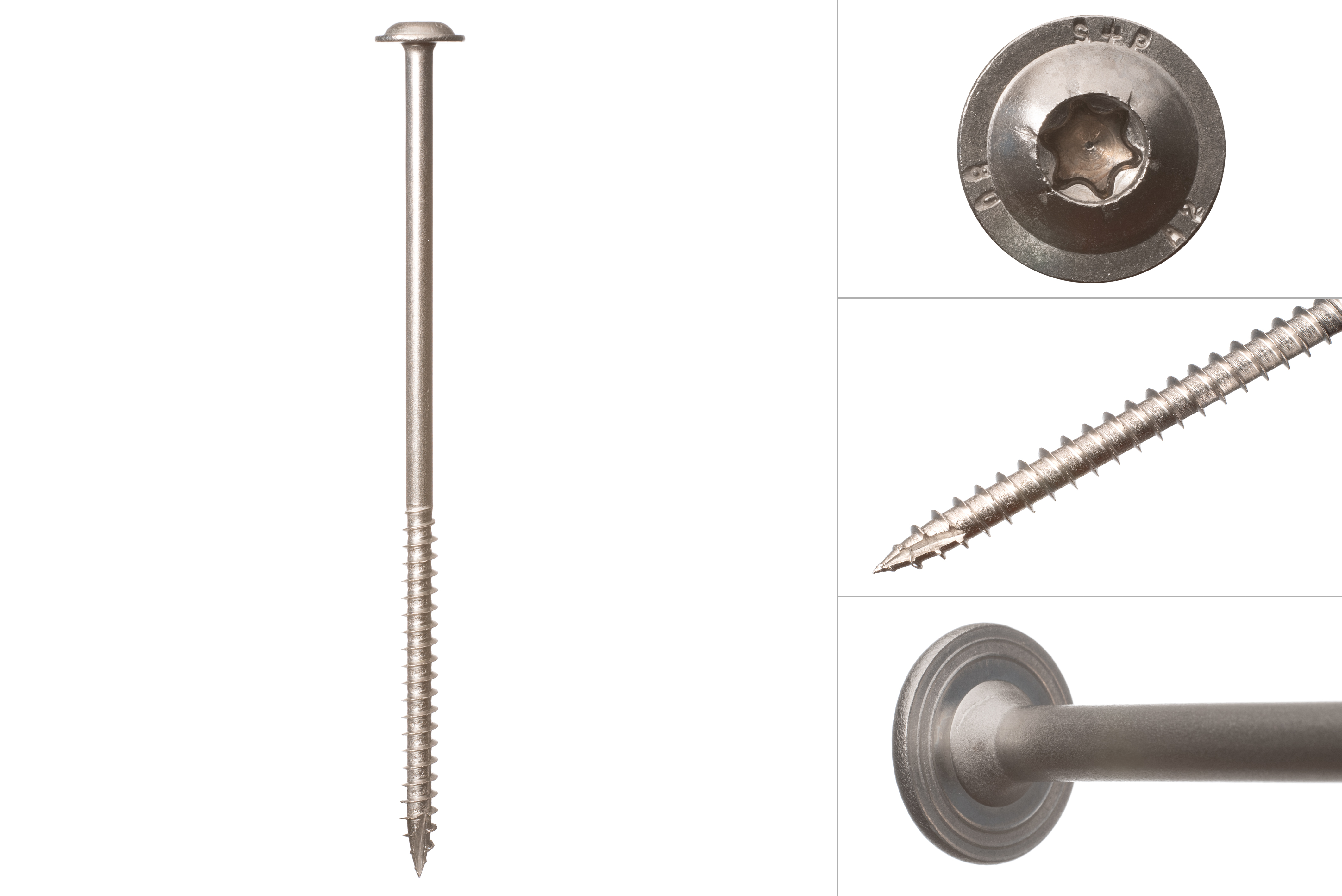Tellerkopschroeven RVS A2 8.0 x 180 mm Torx 40 - Doos 50 Stuks