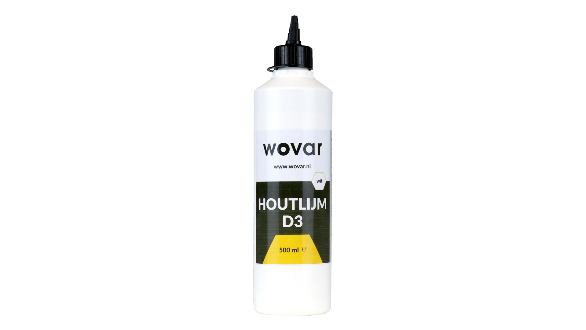 Houtlijm D3 voor Binnen en beschut Buiten - Vochtbestendig - Flacon 500 ml