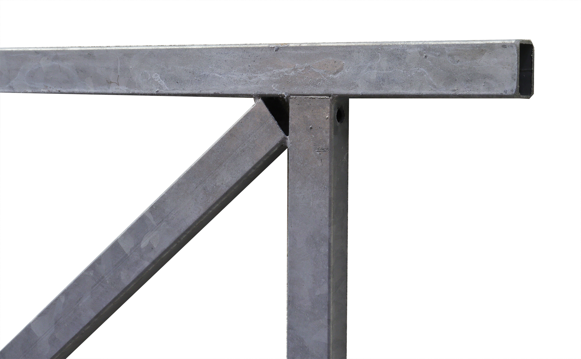 Poortframe Verstelbaar Verzinkt Staal 155 x 90 cm - Per Stuk, foto 3 van 6