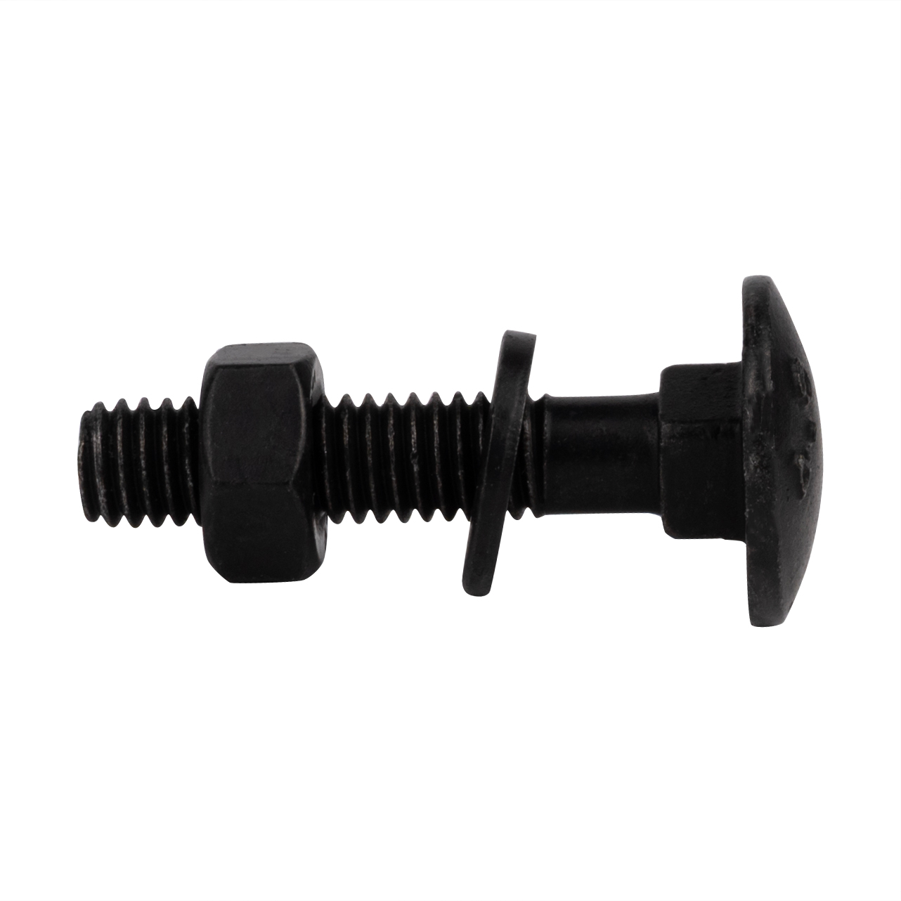 Slotbouten Verzinkt Zwart M6 x 30 mm - Doos 25 Stuks, foto 2 van 3