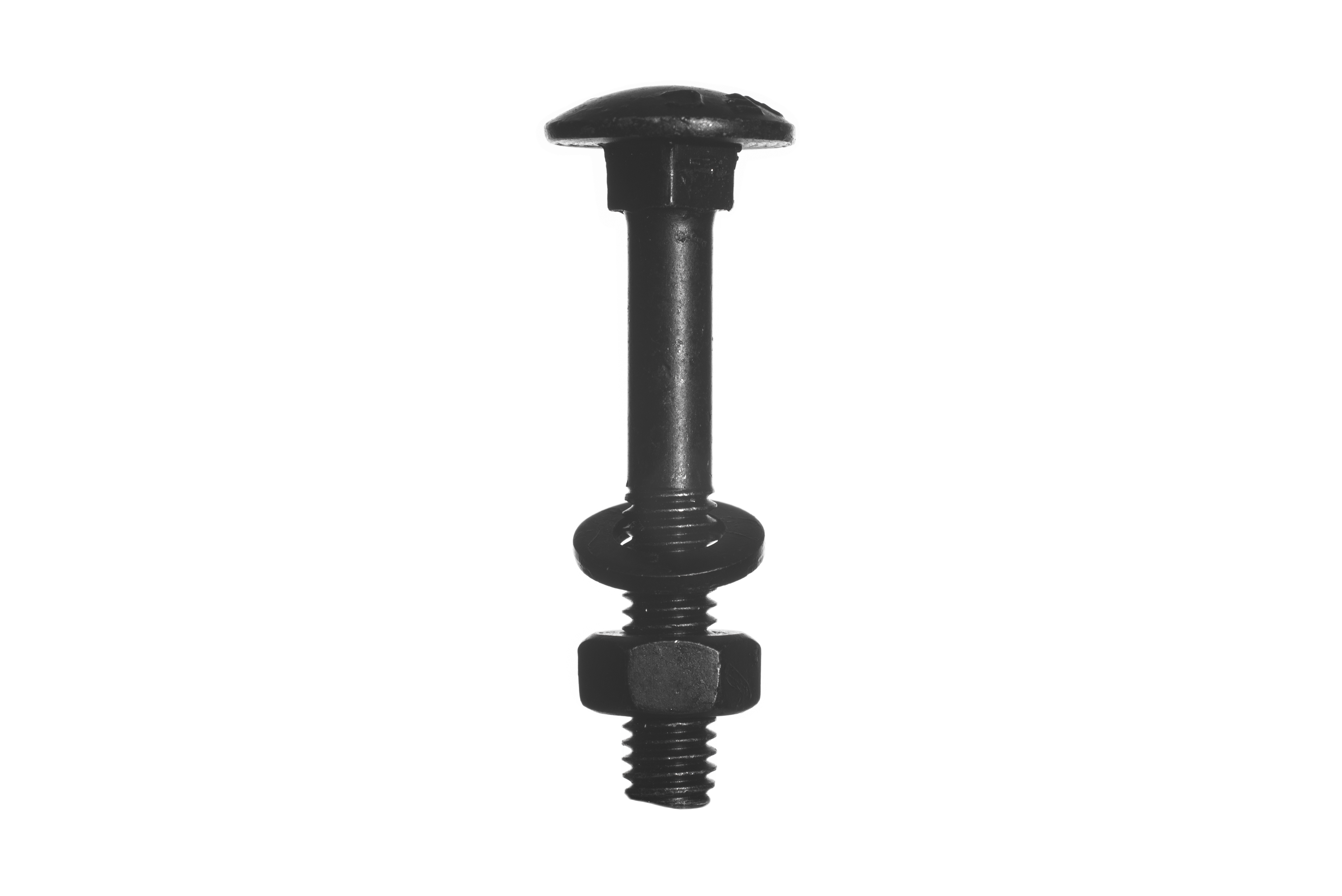 Slotbouten Verzinkt Zwart M6 x 40 mm - 25 Stuks, foto 3 van 5