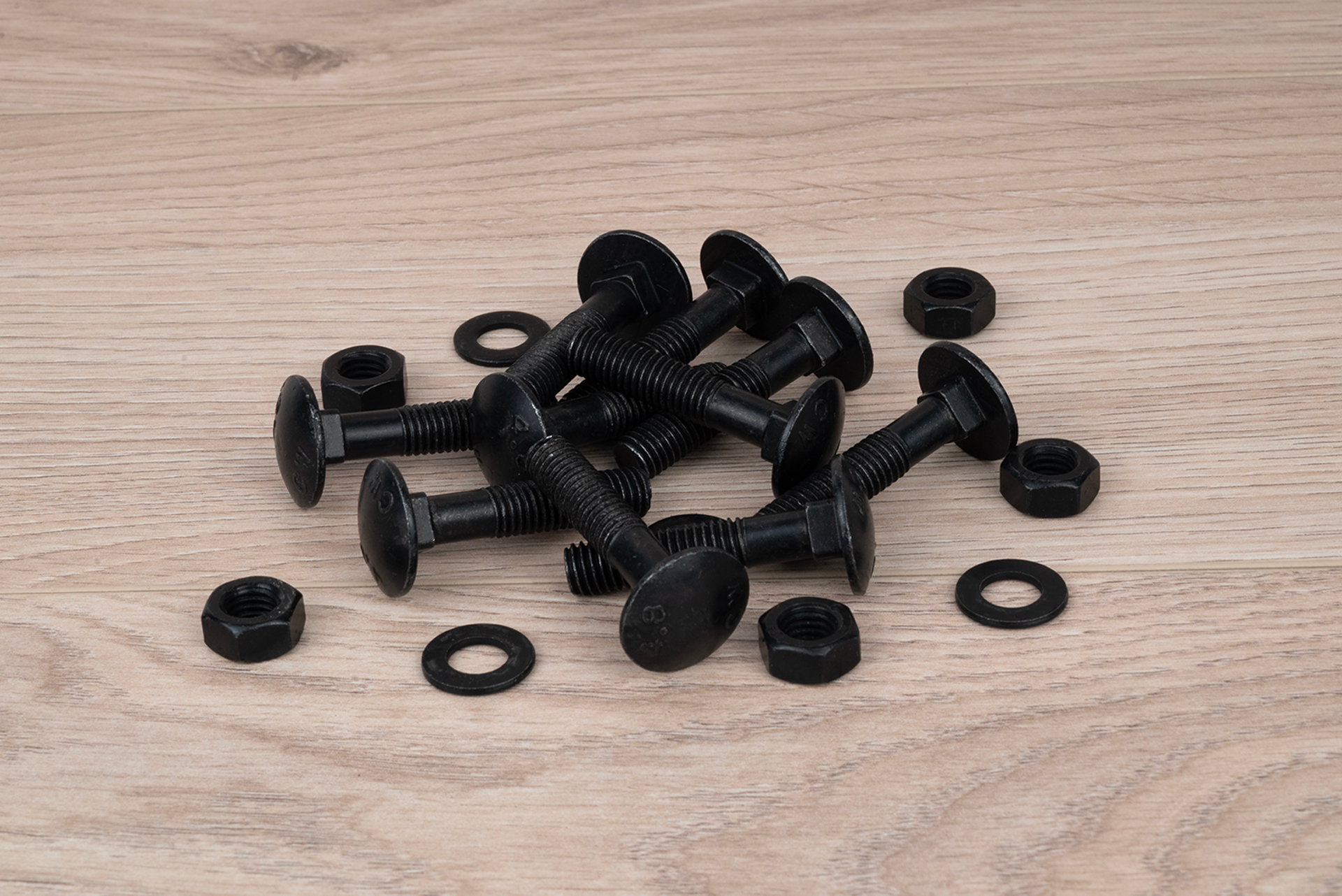 Slotbouten Verzinkt Zwart M8 x 40 mm - Doos 25 Stuks, foto 3 van 3