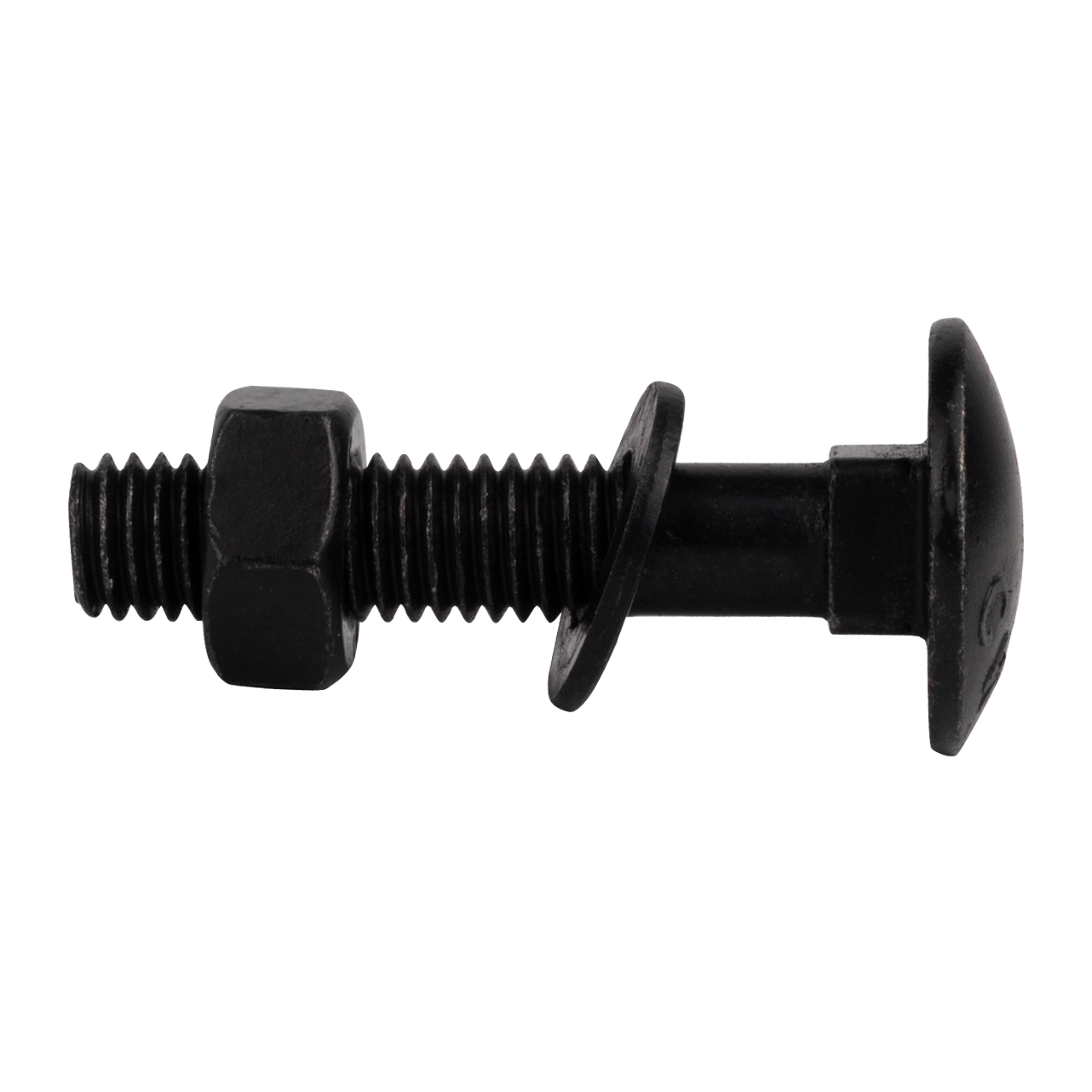 Slotbouten Verzinkt Zwart M8 x 40 mm - Doos 25 Stuks, foto 2 van 3
