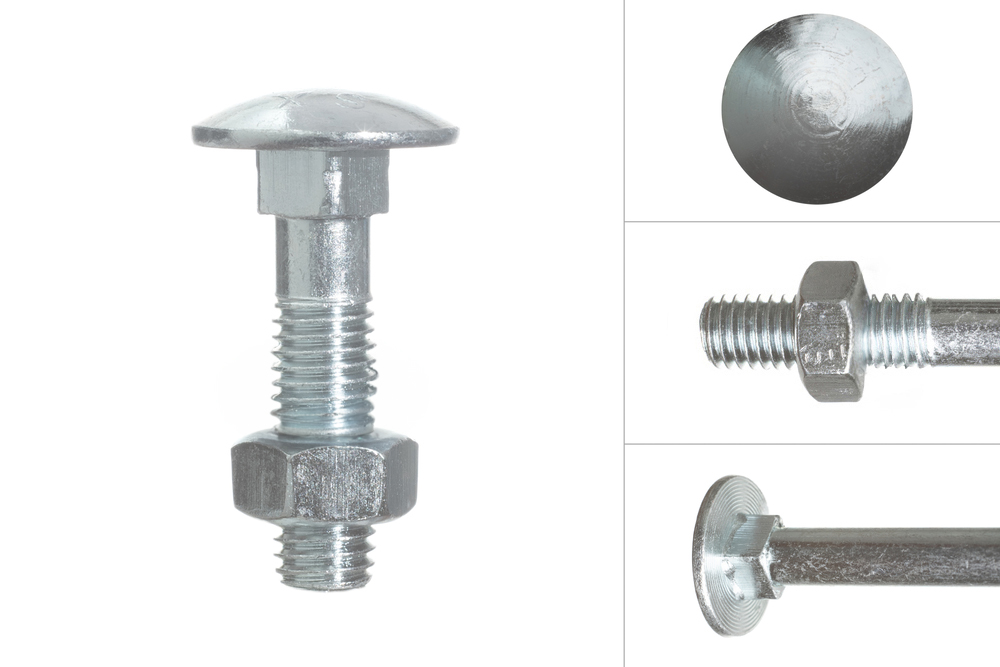 Slotbouten Verzinkt M12 x 60 mm - 50 stuks