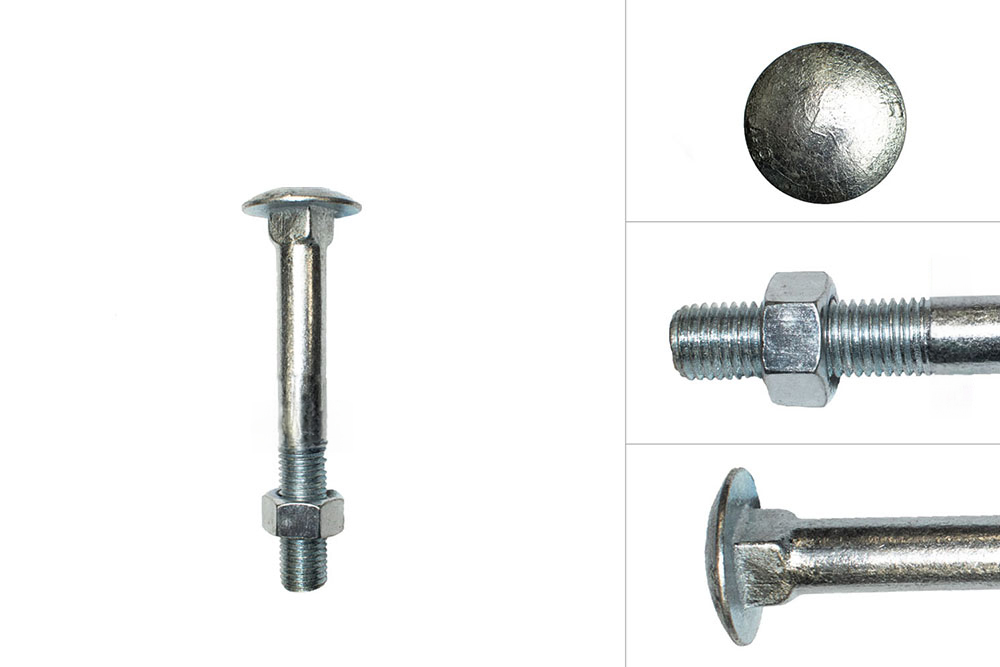 Slotbouten Verzinkt M16 x 80 mm - 25 stuks