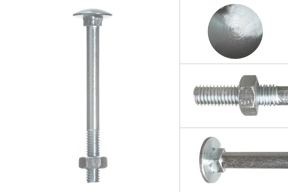 Slotbouten Verzinkt M6 x 65 mm - 200 stuks
