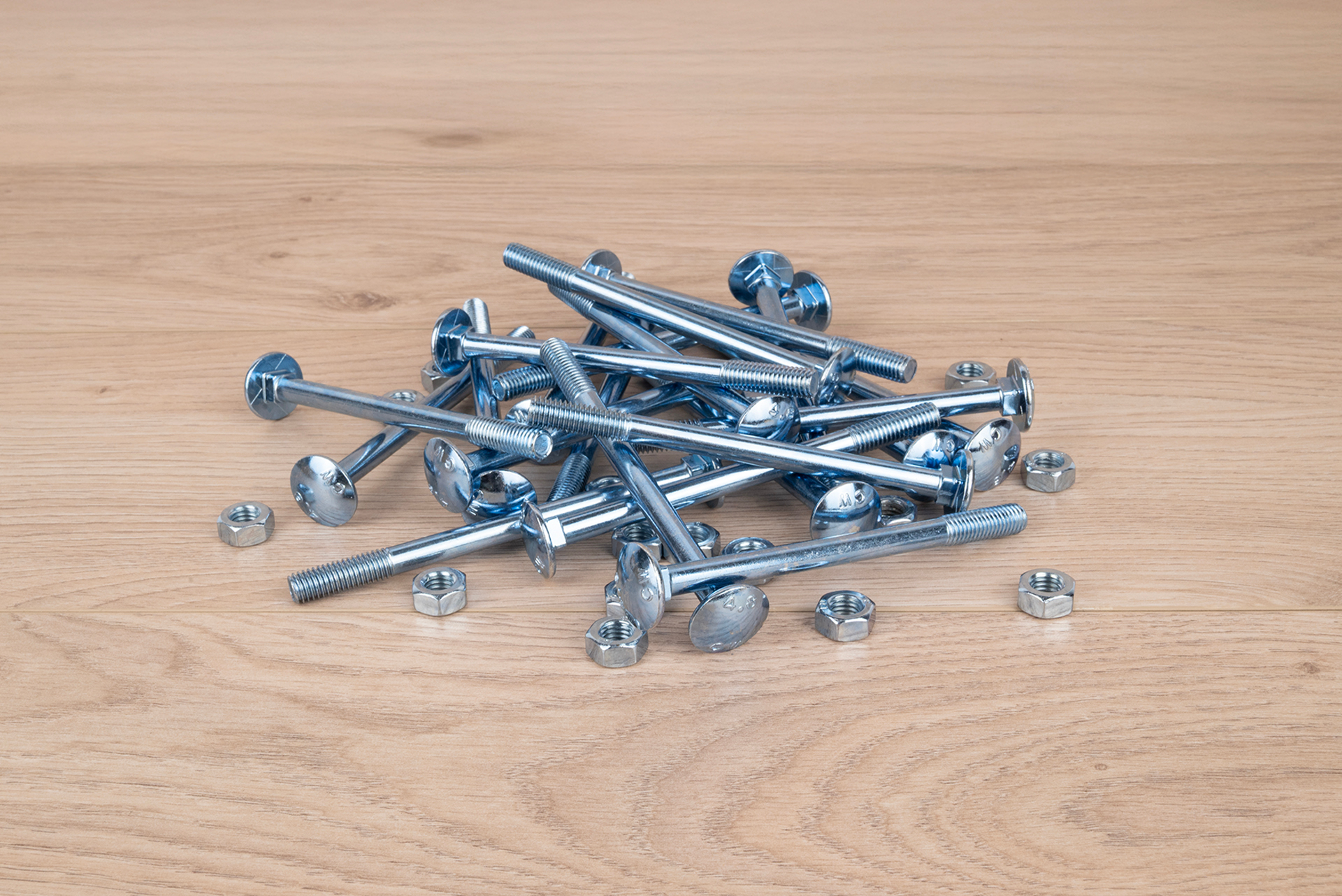 Slotbouten Verzinkt M8 x 100 mm - 100 stuks, foto 3 van 3