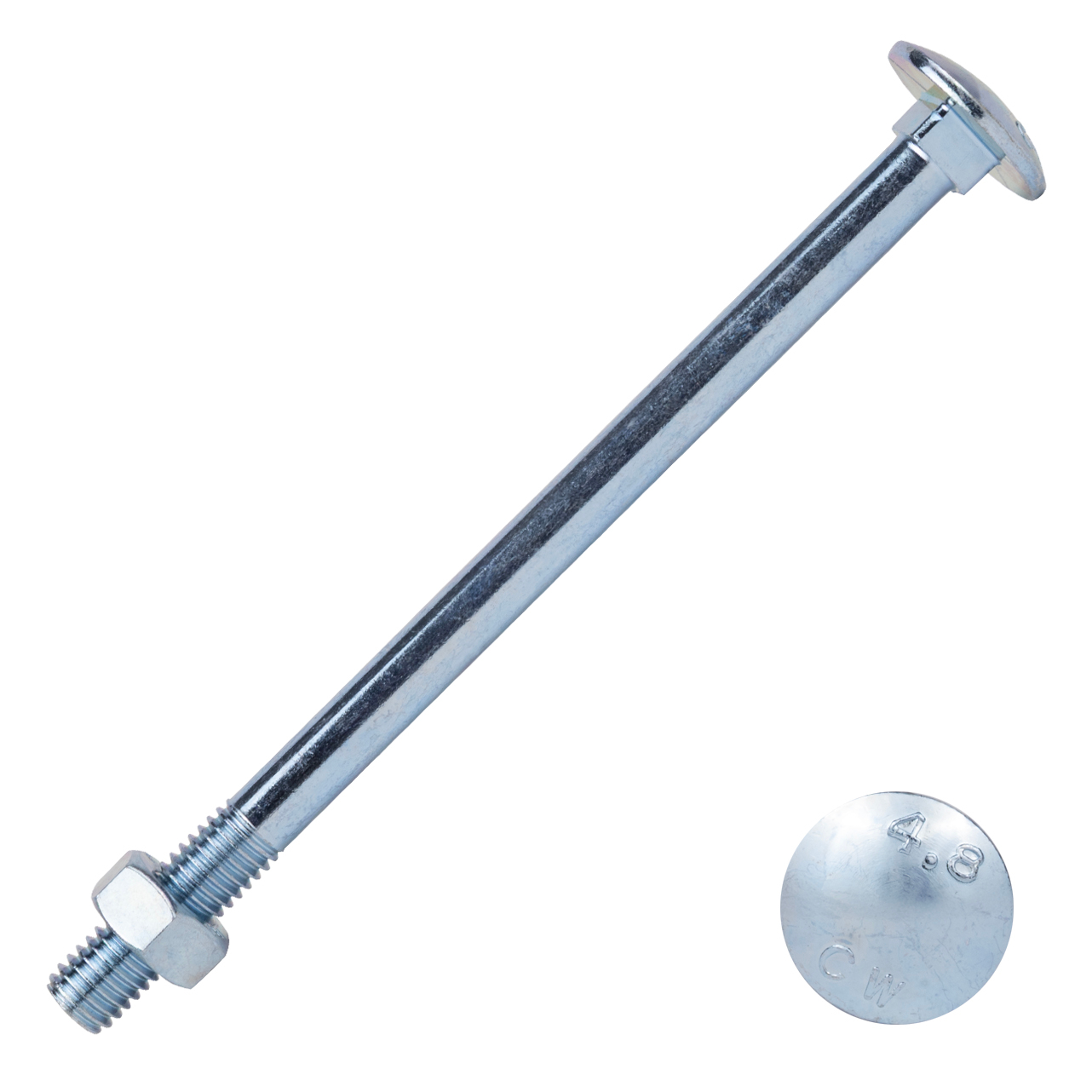 Slotbouten Verzinkt M8 x 120 mm - 100 stuks