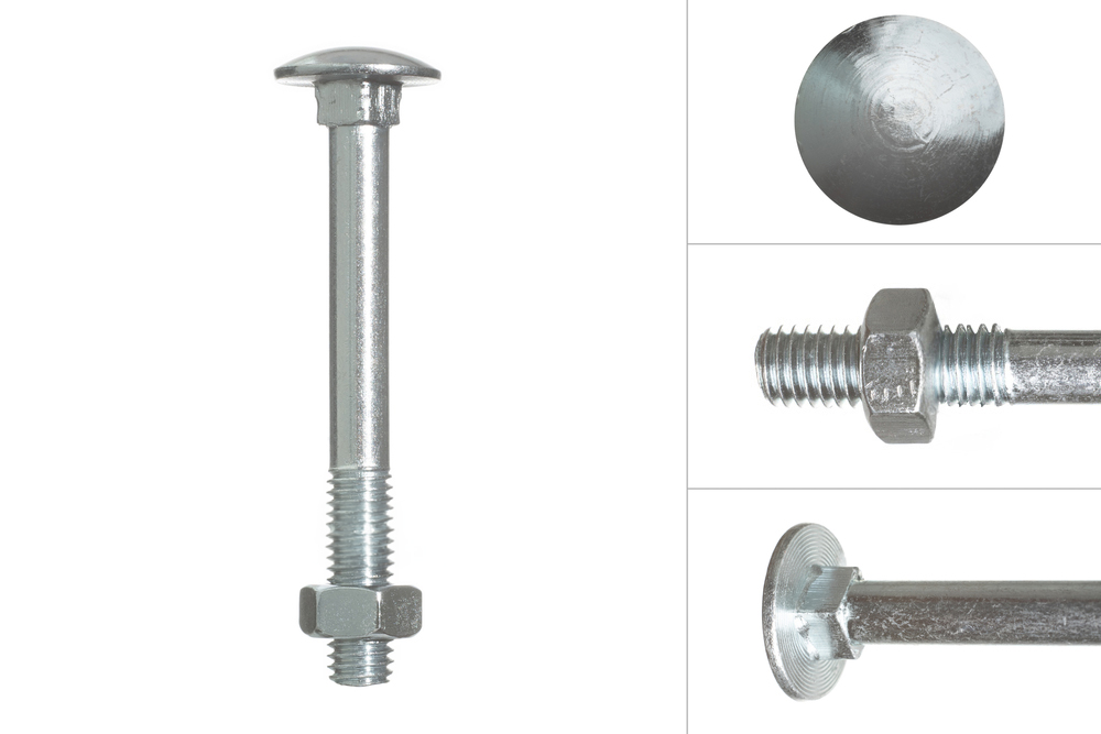 Boulon tête ronde M8x16 100 pièces