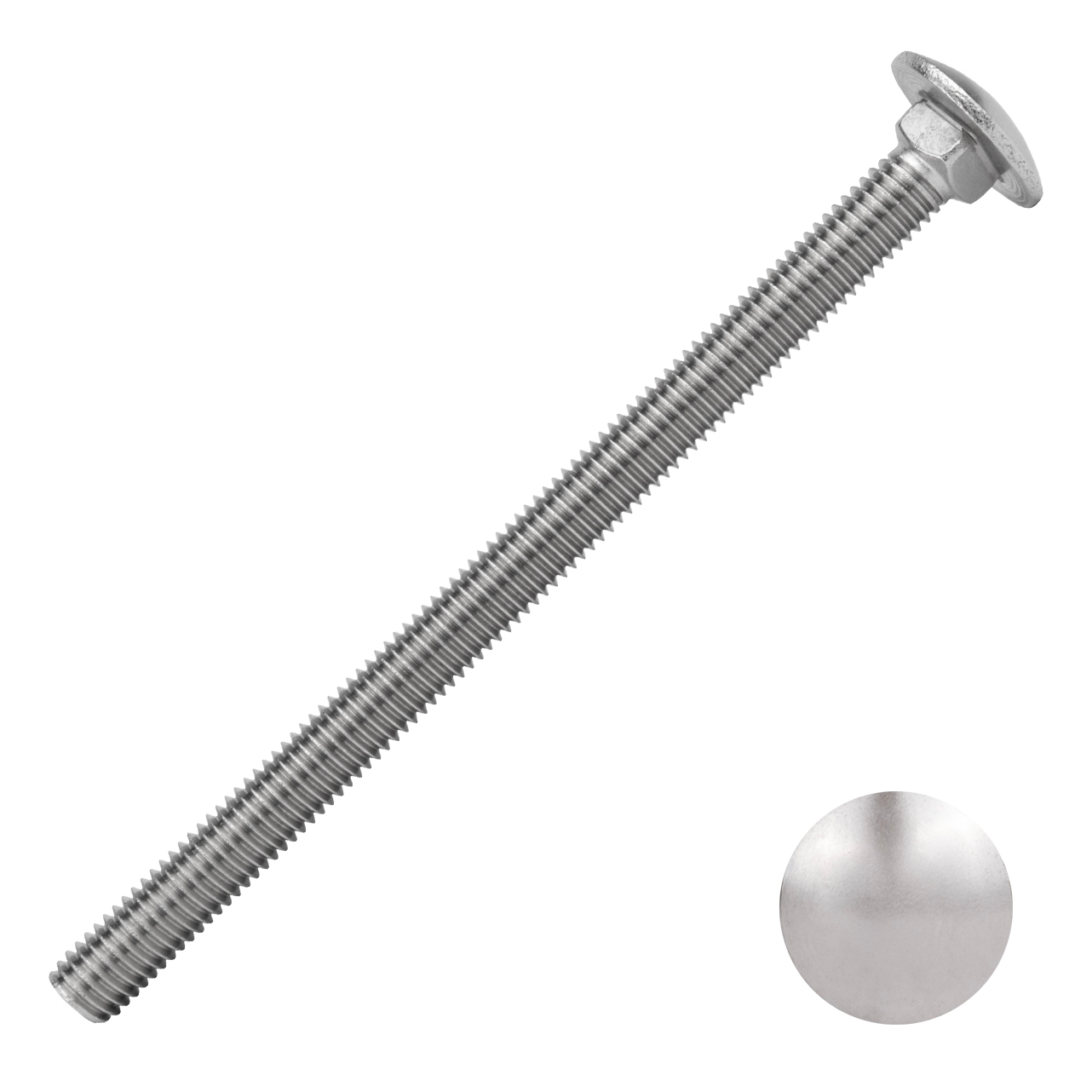 Slotbouten RVS M8 x 120 mm - 25 stuks
