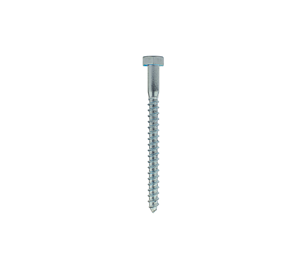 Houtdraadbouten Verzinkt M10 x 120 mm - Doos 50 stuks, foto 2 van 2