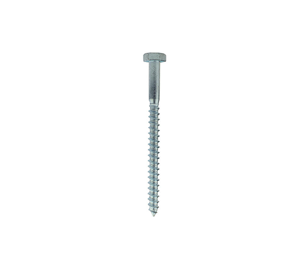 Houtdraadbouten Verzinkt M10 x 130 mm - Doos 50 stuks, foto 2 van 2