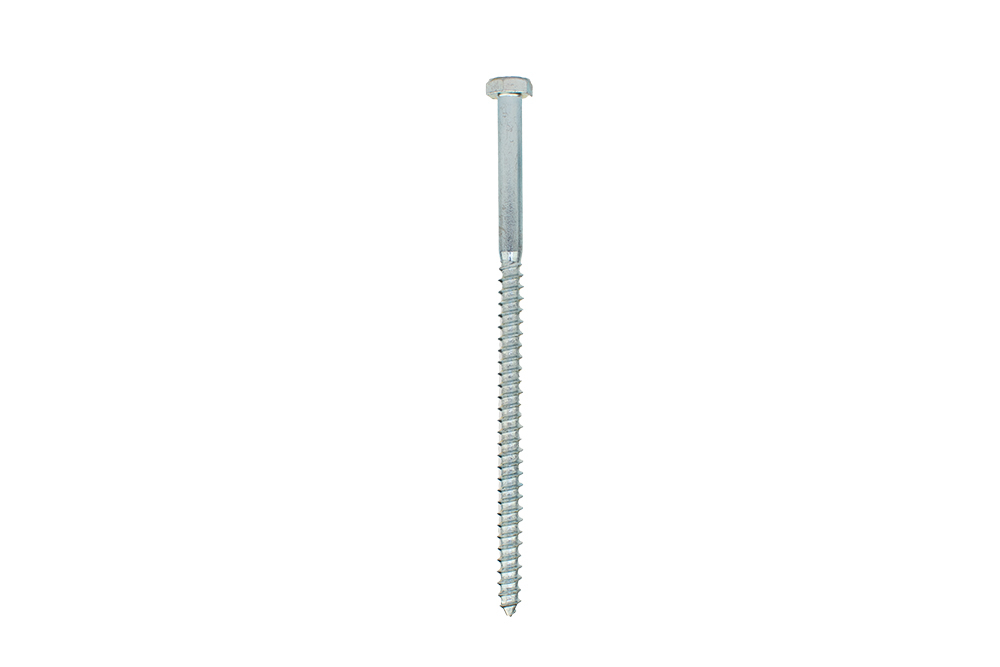 Houtdraadbouten Verzinkt M6 x 120 mm - Doos 100 stuks, foto 2 van 3