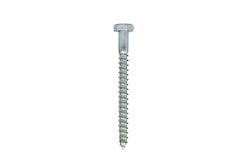 Houtdraadbouten Verzinkt M6 x 65 mm - Doos 200 stuks, foto 2 van 3