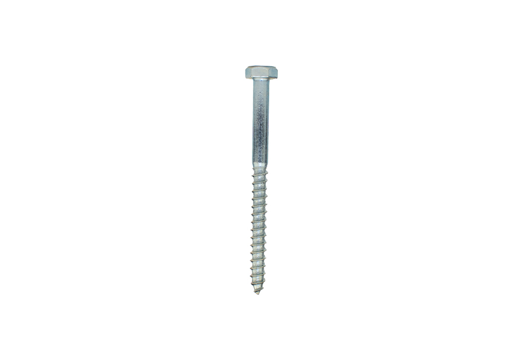 Houtdraadbouten Verzinkt M6 x 75 mm - Doos 200 stuks, foto 2 van 3