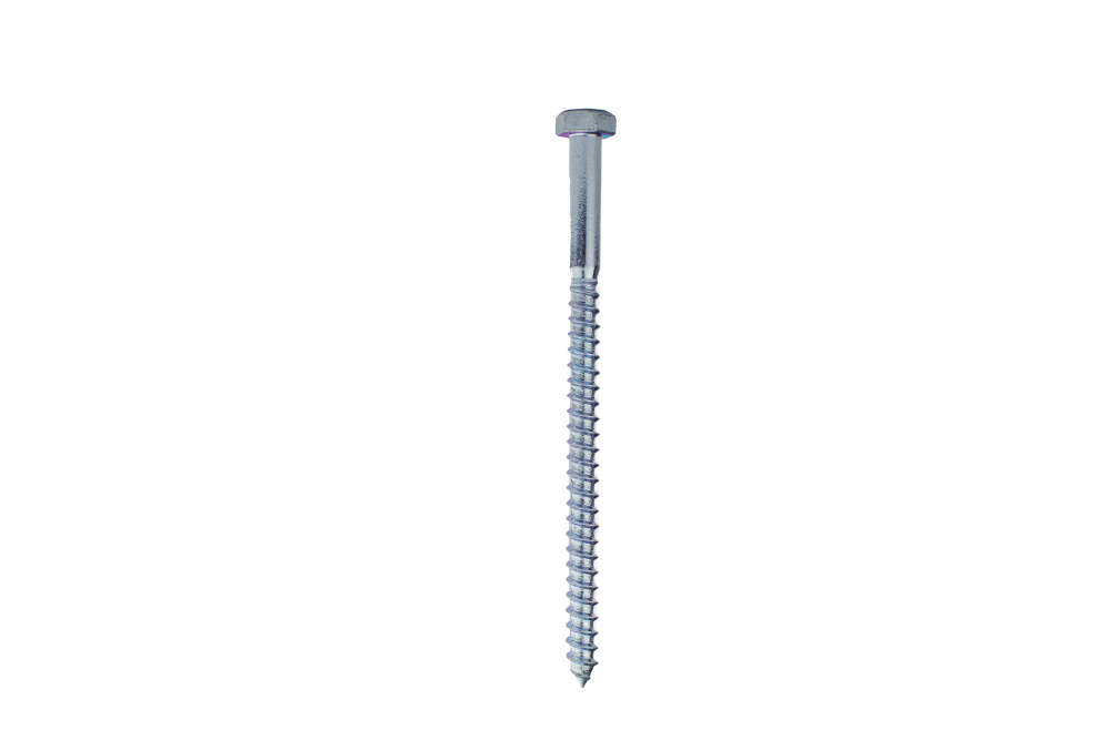 Houtdraadbouten Verzinkt M8 x 130 mm - Doos 100 stuks, foto 2 van 2