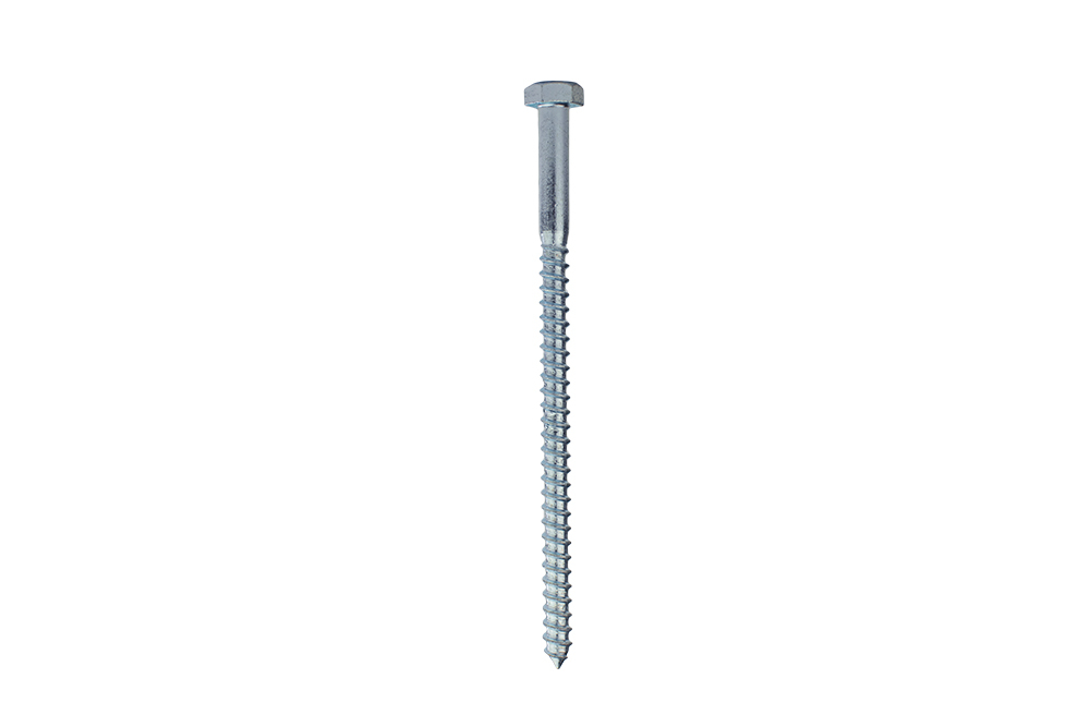 Houtdraadbouten Verzinkt M8 x 140 mm - Doos 50 stuks, foto 2 van 2