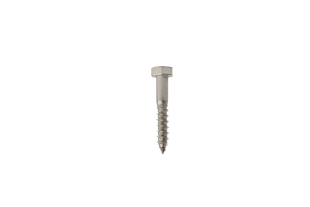Houtdraadbouten RVS M6 x 35 mm - Doos 200 stuks, foto 2 van 2
