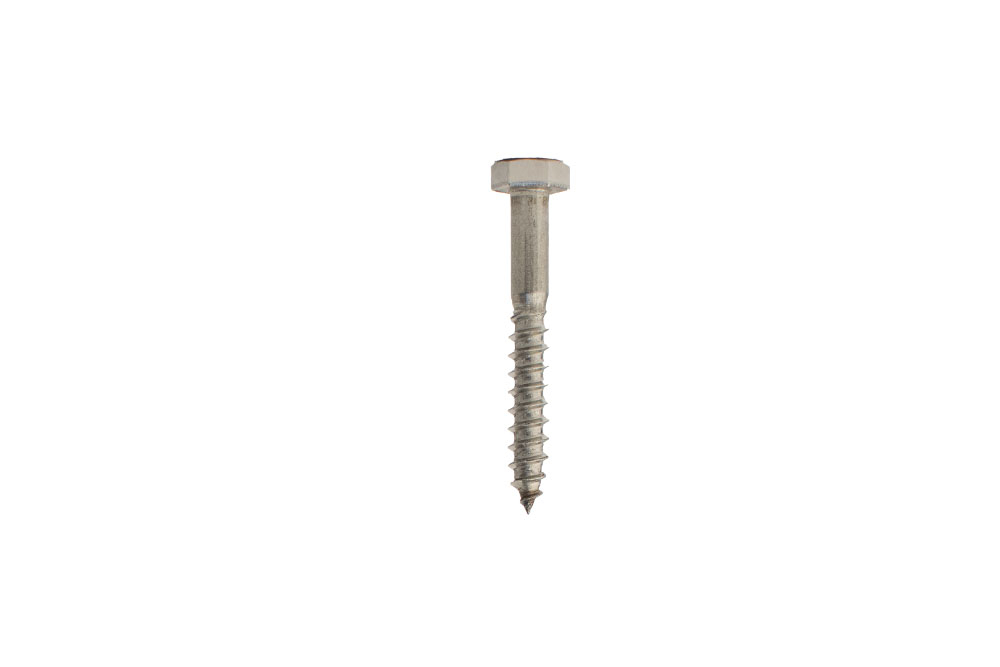 Houtdraadbouten RVS M6 x 45 mm - Doos 200 stuks, foto 2 van 2