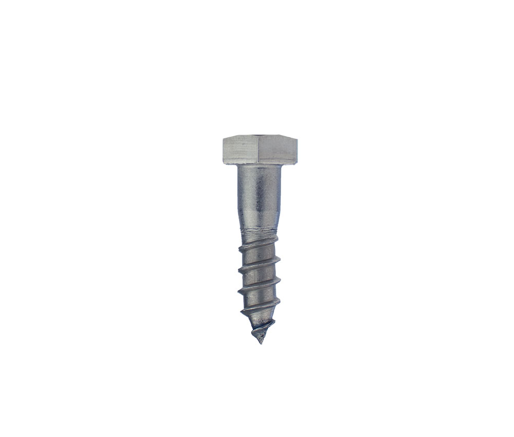 Houtdraadbouten RVS M8 x 35 mm - Doos 100 stuks, foto 2 van 2