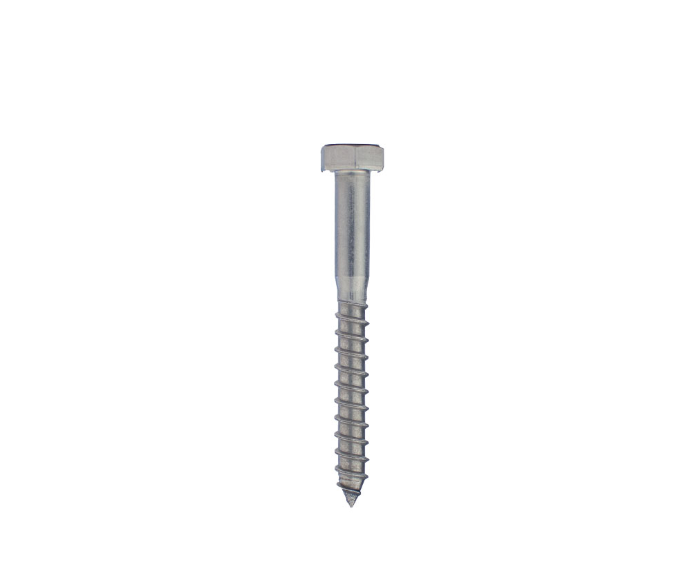 Houtdraadbouten RVS M8 x 70 mm - Doos 100 stuks, foto 2 van 2