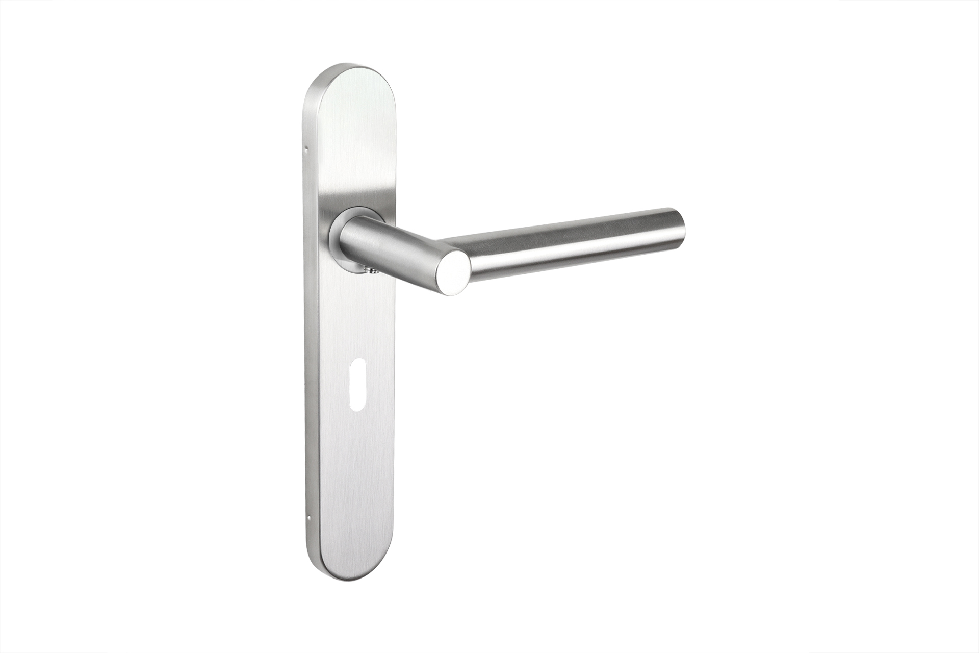 Lavuzo deurkruk Grosetto RVS met afgerond schild SL56 - Per set
