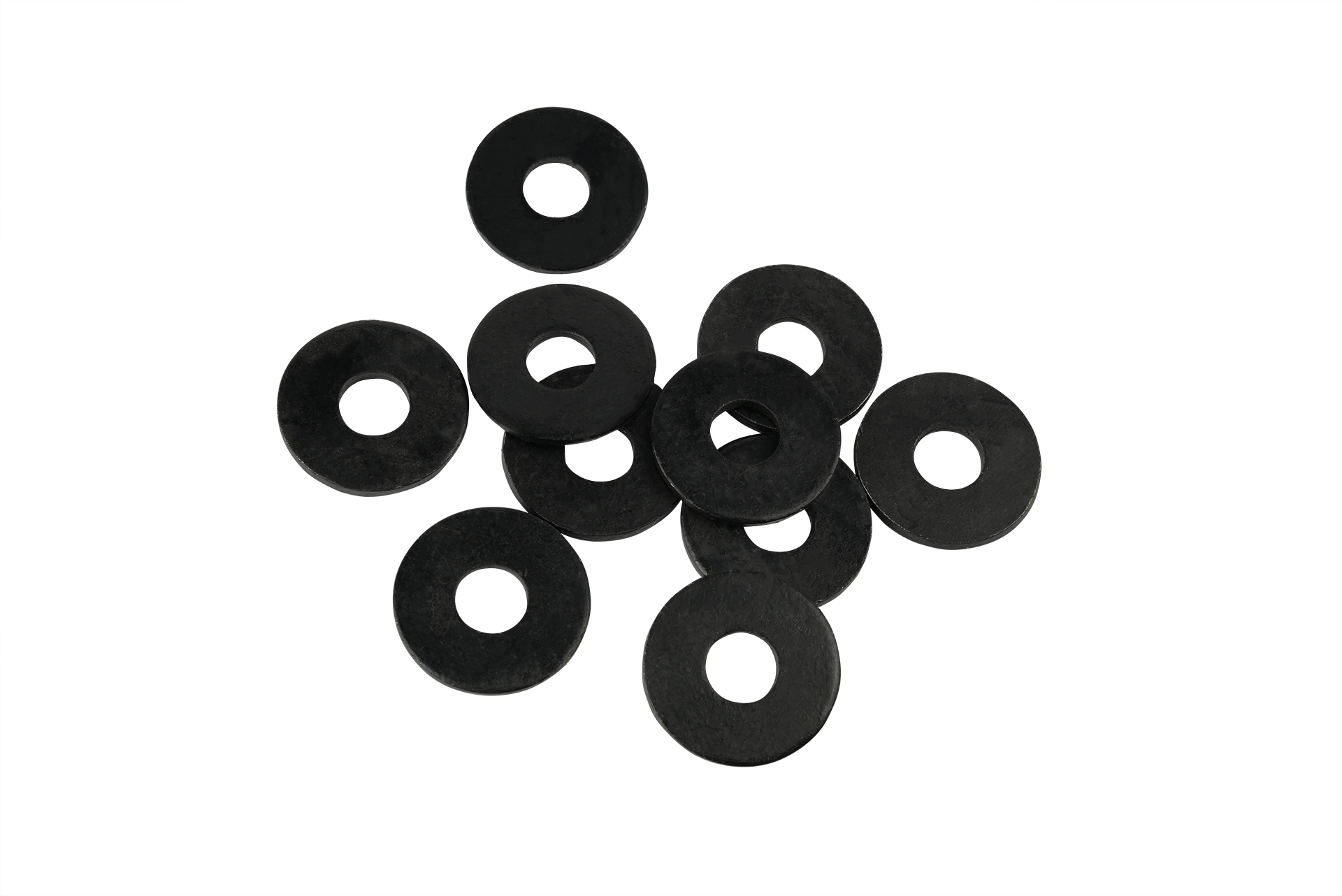 Carrosserieringen Zwart M6 - 200 stuks
