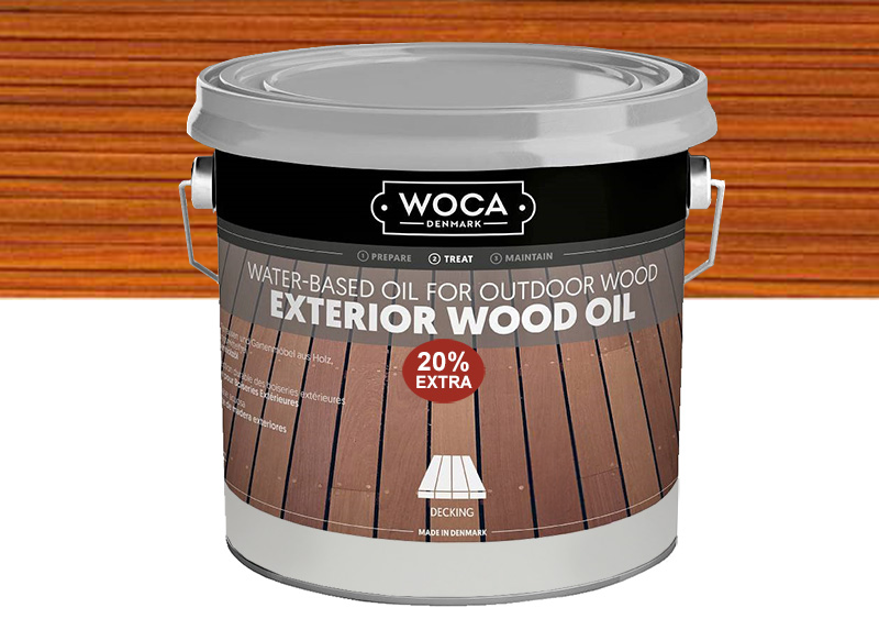 Woca Exterior oil Bankirai - 3 Liter aanbieding