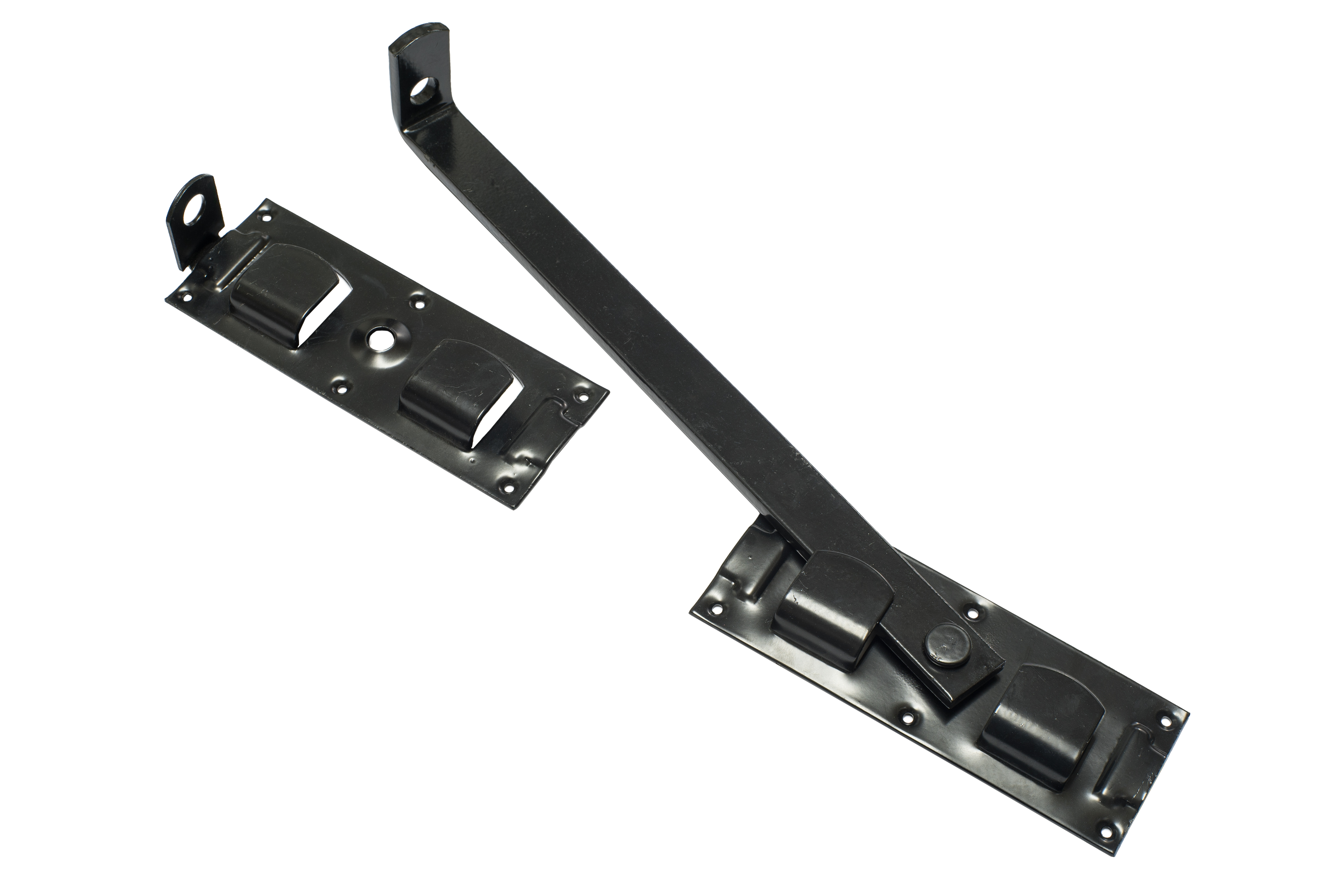 Overslaggrendel Zwart 430 mm - Per Stuk