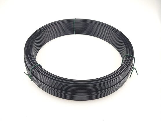 Spandraad Zwart 3,8 mm - Rol 100 meter
