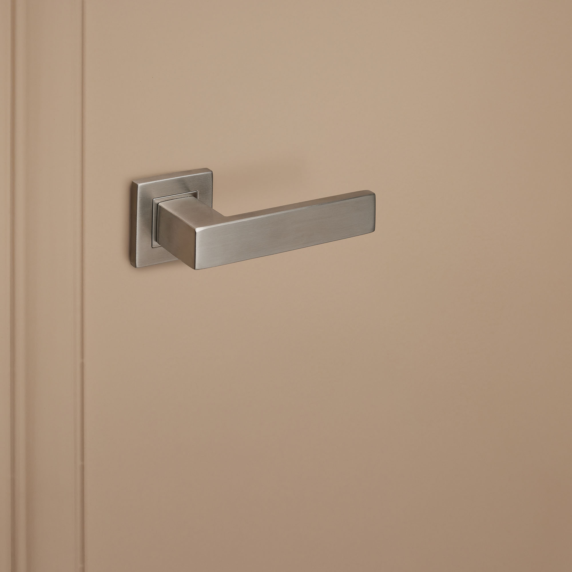 Lavuzo deurkruk Imperio RVS met vierkant rozet - Per set, foto 2 van 6