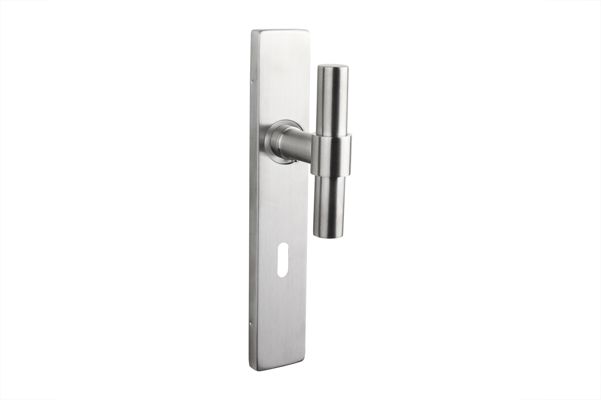 Lavuzo deurkruk Pesaro RVS met rechthoekig schild SL72 - Per set