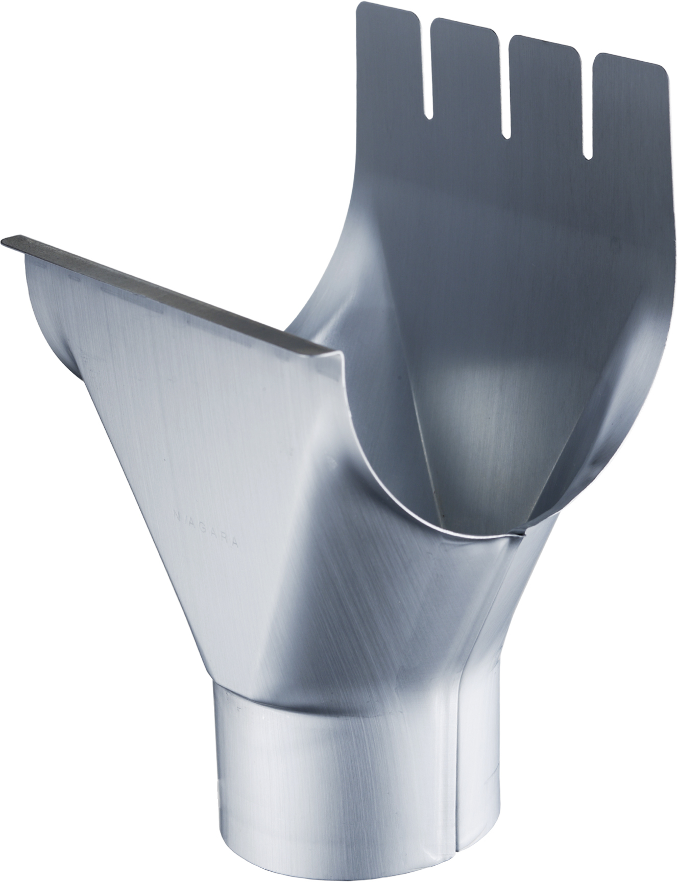 Zinken gootuitloop Ø 87 mm - Per stuk