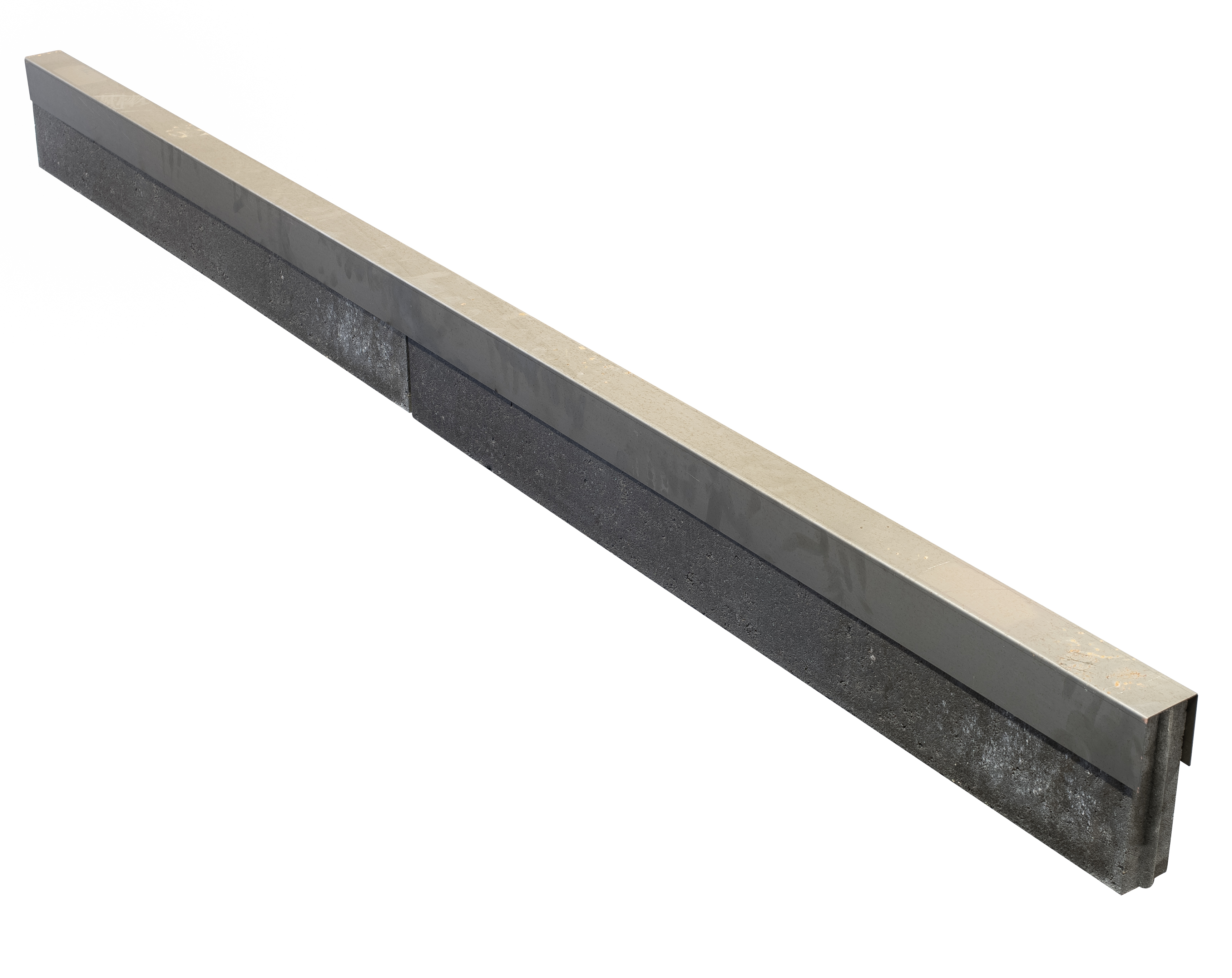 Overzetprofiel Cortenstaal 100 x 6,2 x 6 cm voor Opsluitband - Overzetstuk, foto 4 van 4