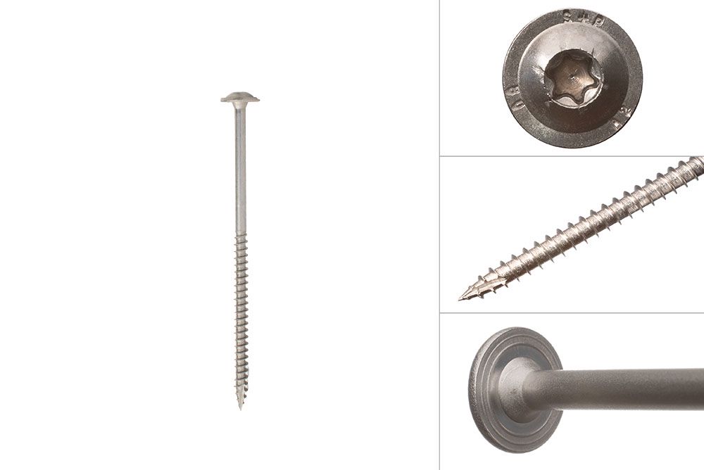 Tellerkopschroeven RVS A4 6.0 x 120 mm Torx 25 - Doos 100 Stuks
