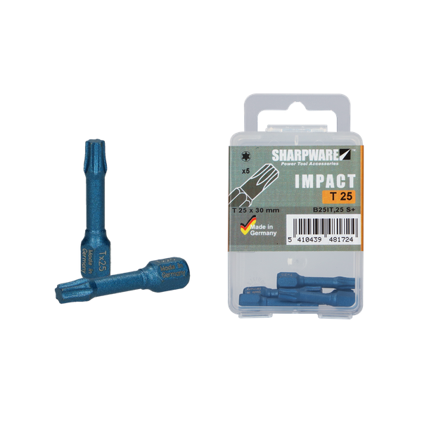 Impact bit TX 10 Industriële kwaliteit - Doos 5 stuks