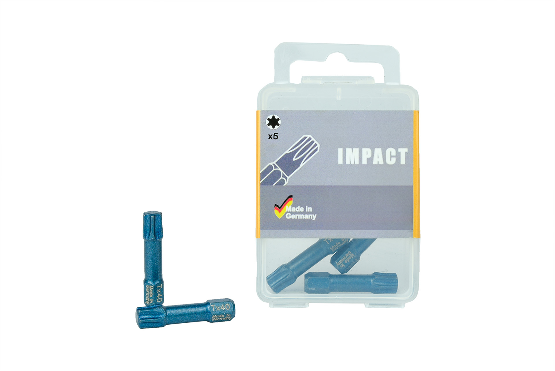 Impact bit TX 40 Industriële kwaliteit - Doos 5 stuks