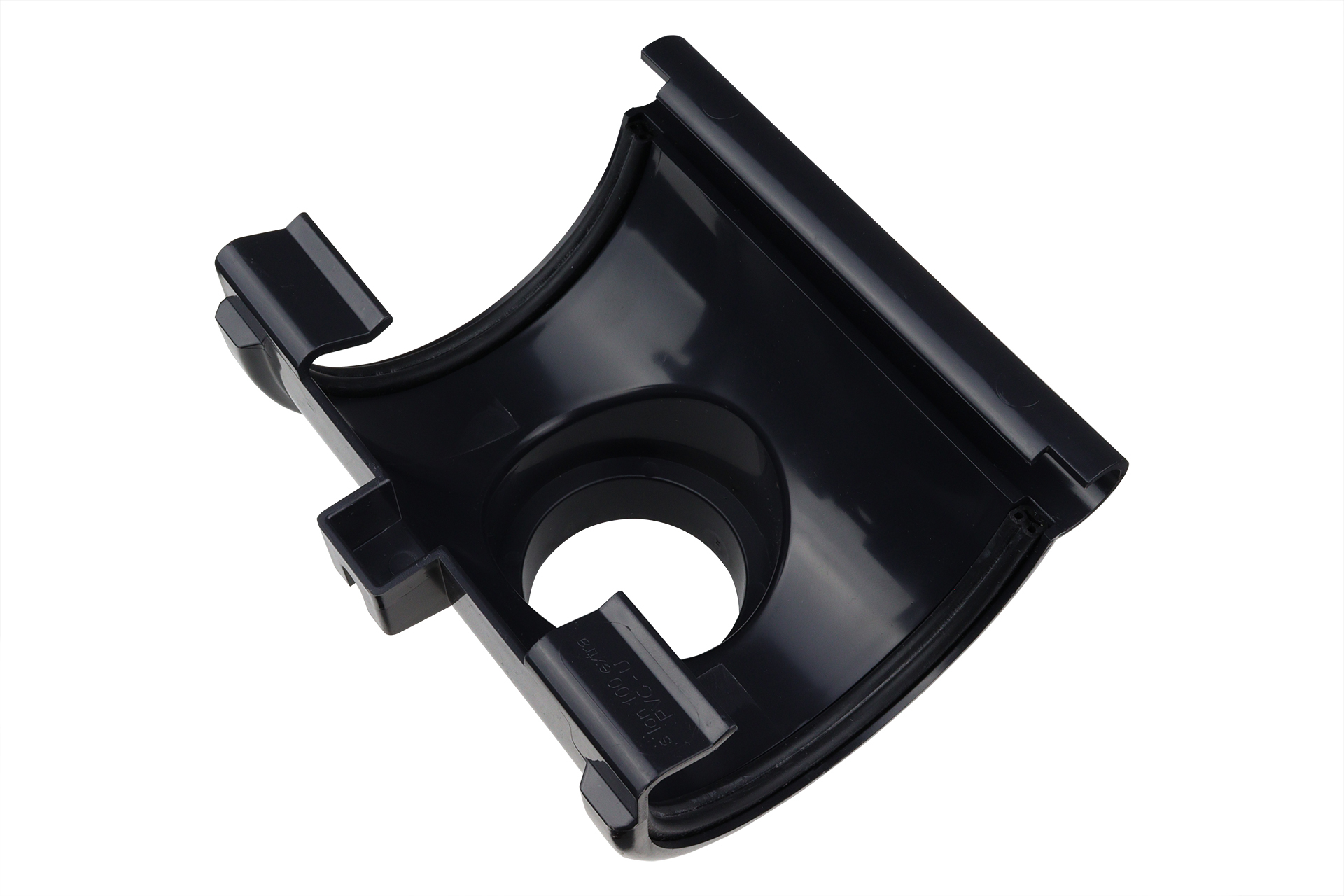 Uitloop pvc goot antraciet Ø 100 mm - Per stuk, foto 2 van 4