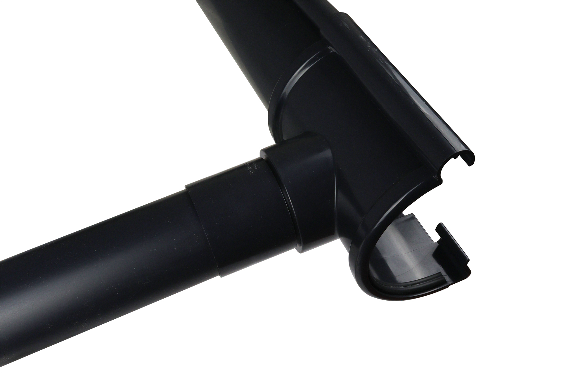 Uitloop pvc goot antraciet Ø 100 mm - Per stuk, foto 4 van 4