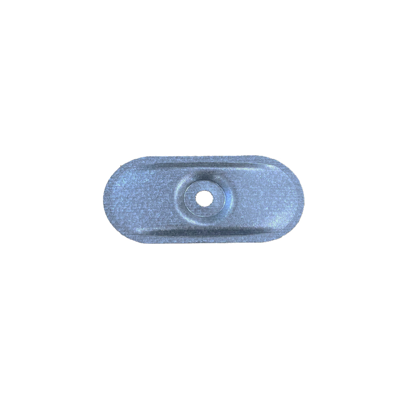 Drukverdeelplaten - Ovaal 82 x 40 mm - Verzinkt - Doos 100 stuks