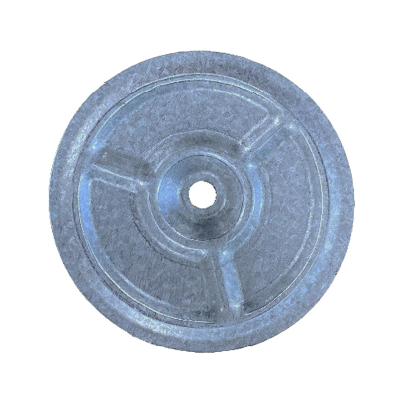 Drukverdeelplaten - Rond ø70 mm - Verzinkt - Doos 100 stuks