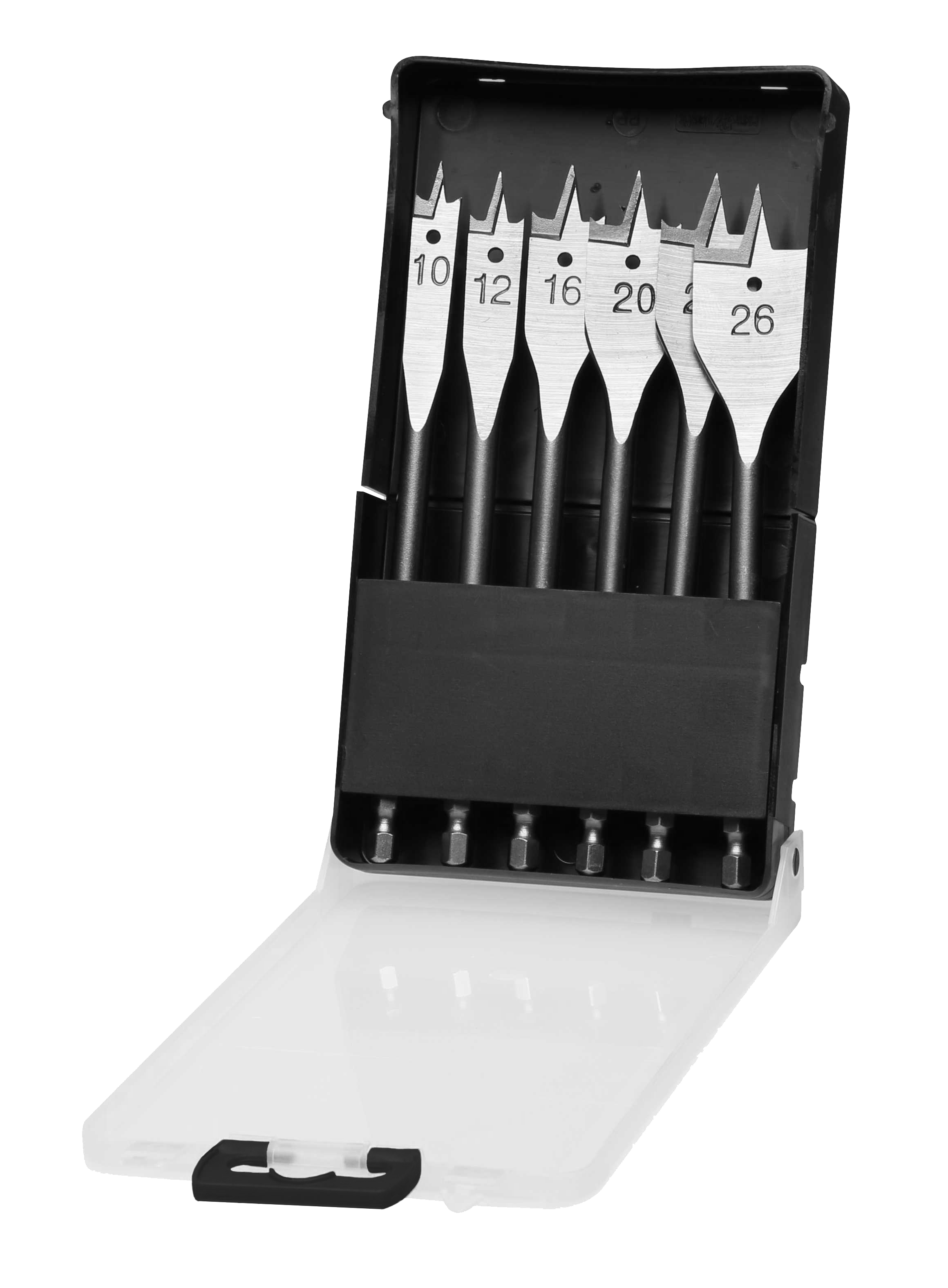 Speedborenset 10-26 mm 6-delig - Per set