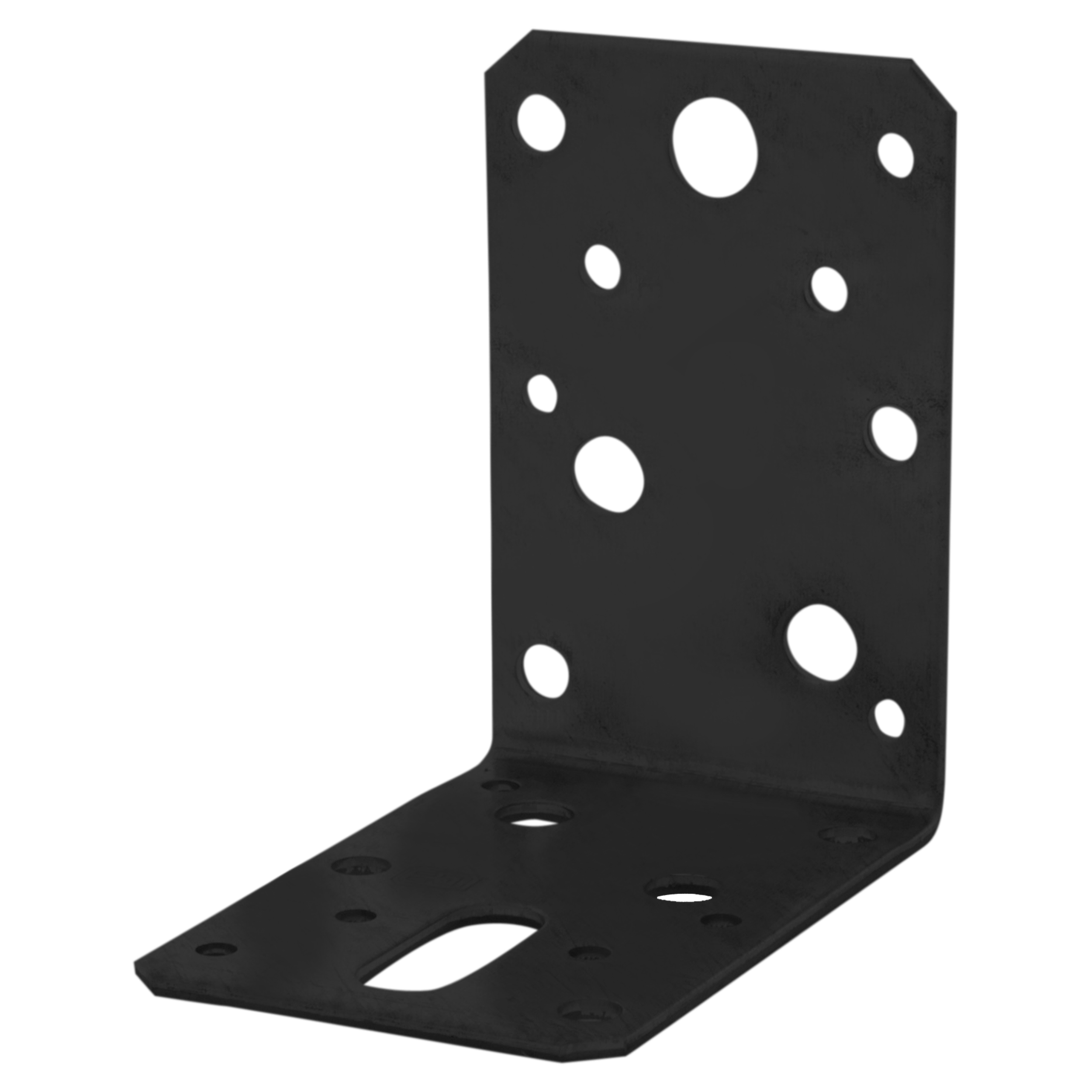 Hoekanker Zwart 90 x 90 x 60 mm Hoekverbinder - Per Stuk