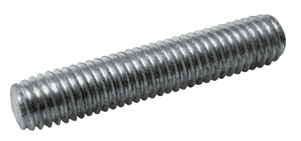 Draadeind Verzinkt M8 x 40 mm - Sterkte 4.8 - Doos 100 stuks