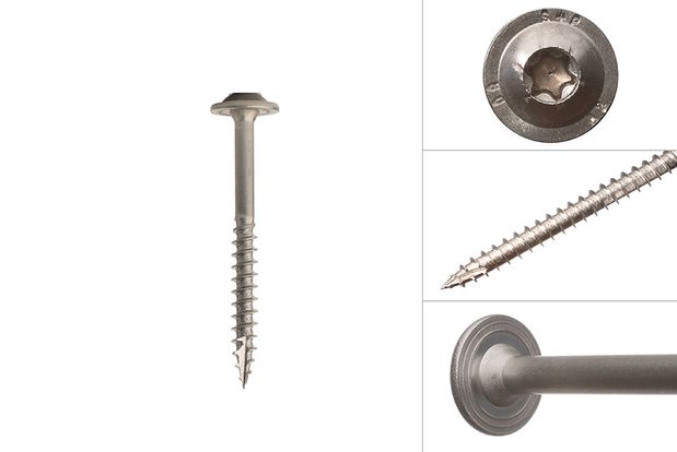 Tellerkopschroeven RVS A2 6.0 x 70 mm Torx - Doos 100 Stuks