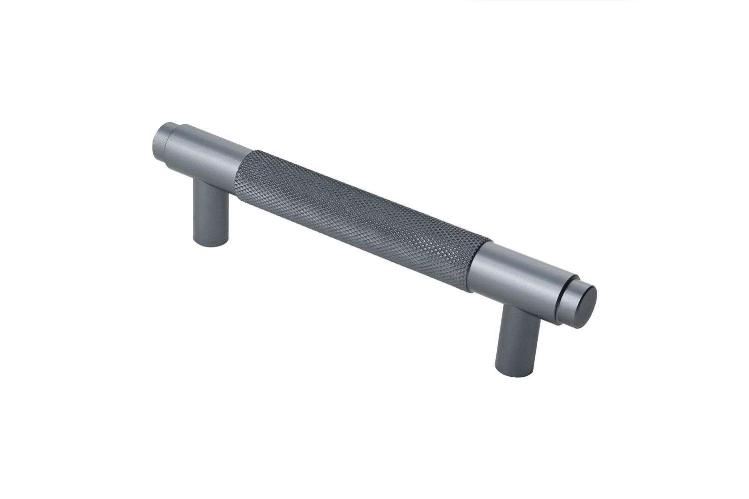 Lavuzo Handgreep Ribbel Antraciet 128 mm - Boorafstand 96 mm - Per Stuk