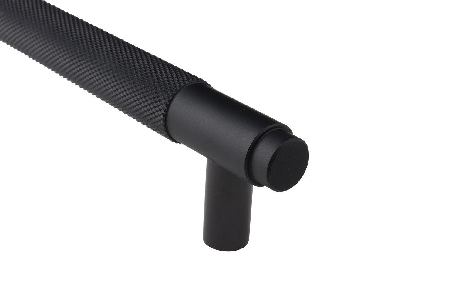 Lavuzo Handgreep Ribbel Zwart 160 mm - Boorafstand 128 mm - Per Stuk, foto 3 van 6