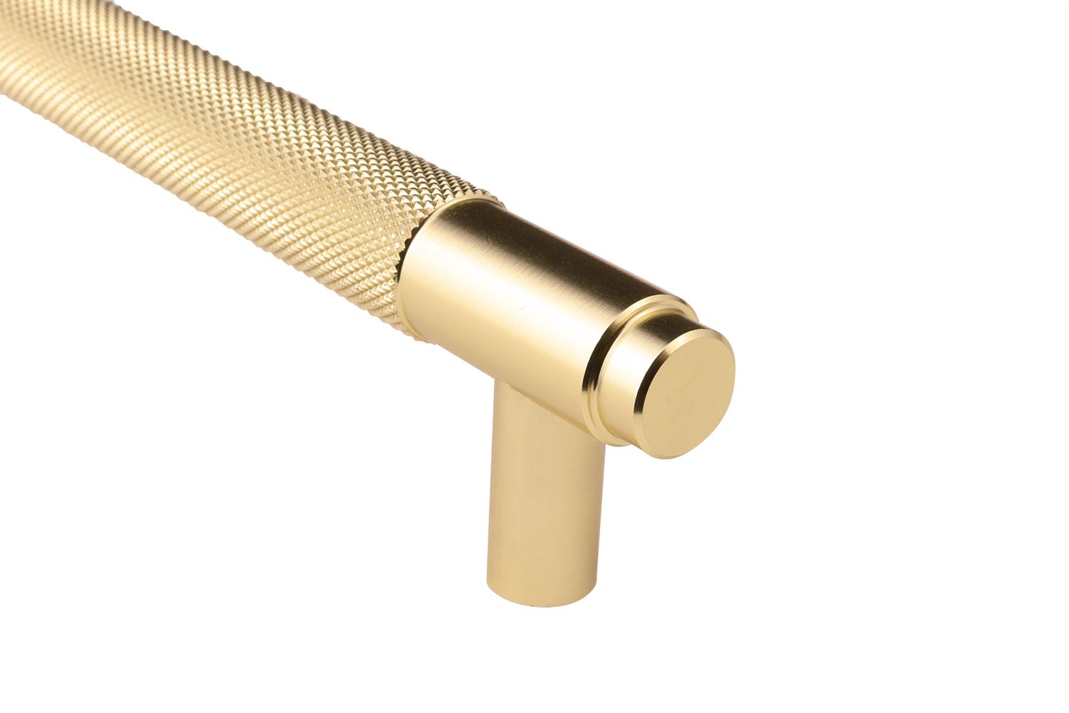 Lavuzo Handgreep Ribbel Satijn Goud 160 mm - Boorafstand 128 mm, foto 4 van 6